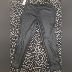 Just Be... Plus Size Faux Leather Leggings 2X